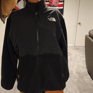 The North Face Kids Large Black and Blue Puffer and Fleece
